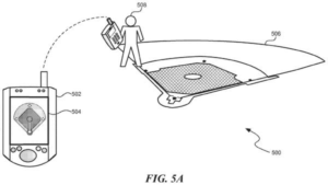 Patent drawing: Samsung Patent Links Virtual Objects to Real-World Physical Map Locations