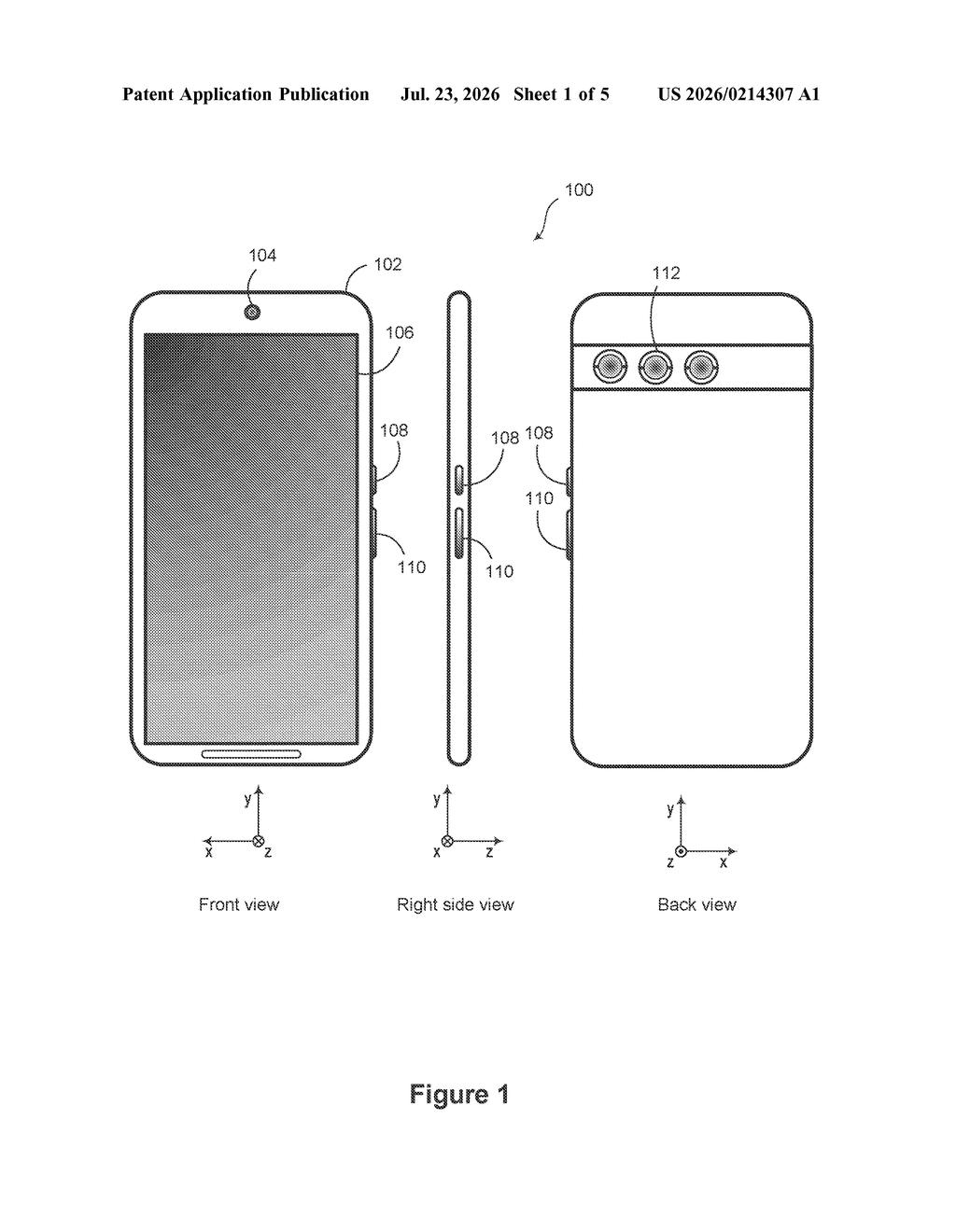 Google Patent: Video Files With Hidden Depth and AI Data Layers — figure from US 2026/0214307 A1