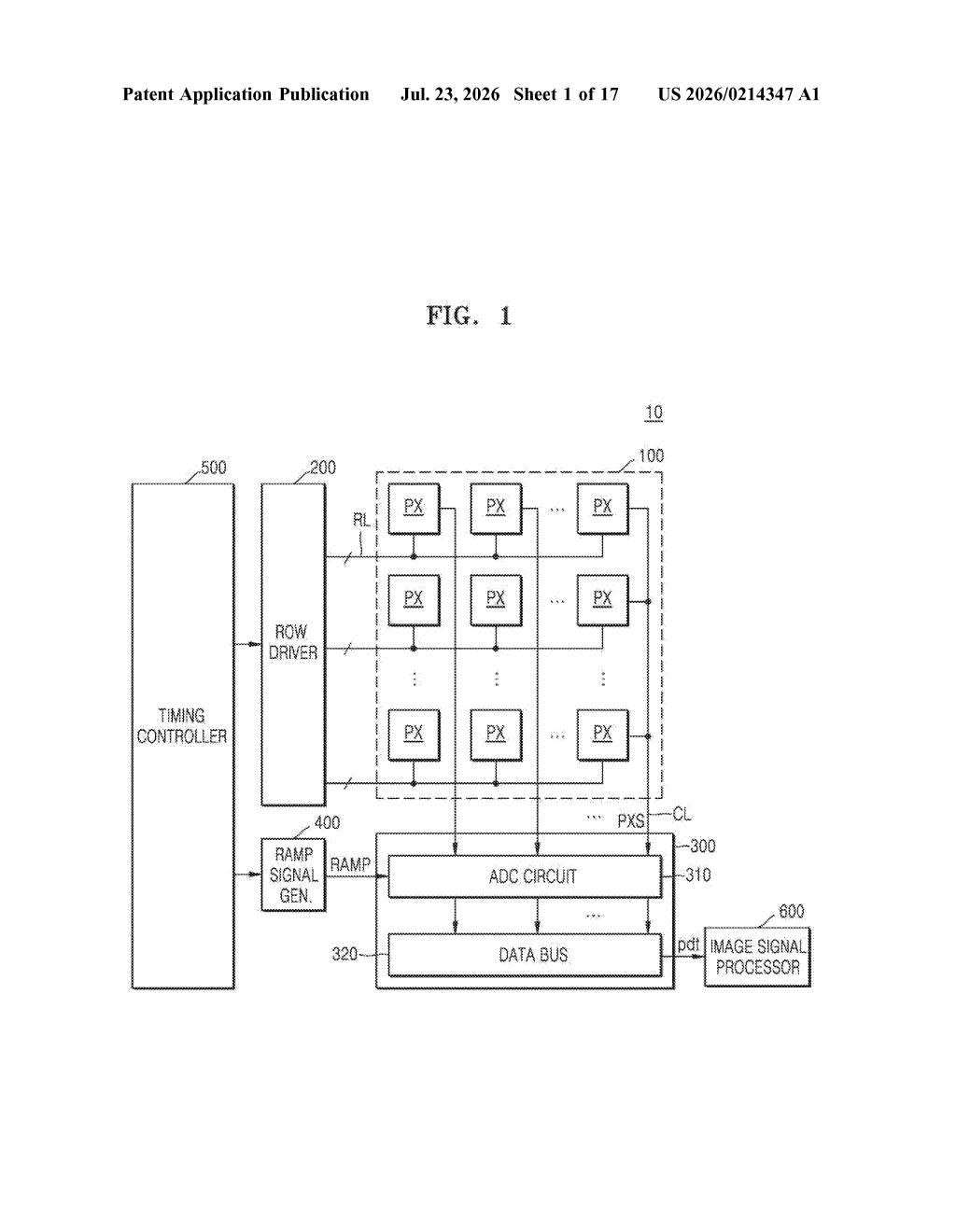 Samsung Patent: Fixing Overexposed Camera Pixels — figure from US 2026/0214347 A1