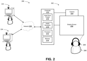 Patent drawing: Patent: Knowing Where You Look Puts Sound in the Right Place