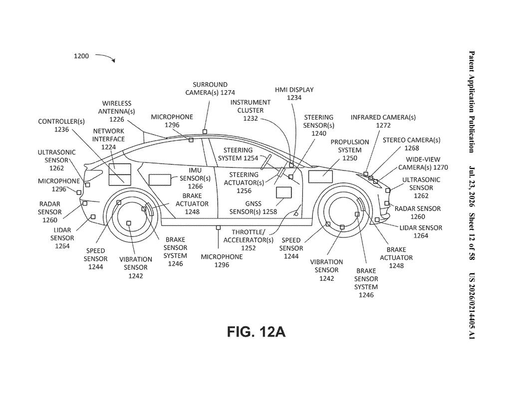 Nvidia Patent: Visually Tracked Spatial Audio Explained — figure from US 2026/0214405 A1