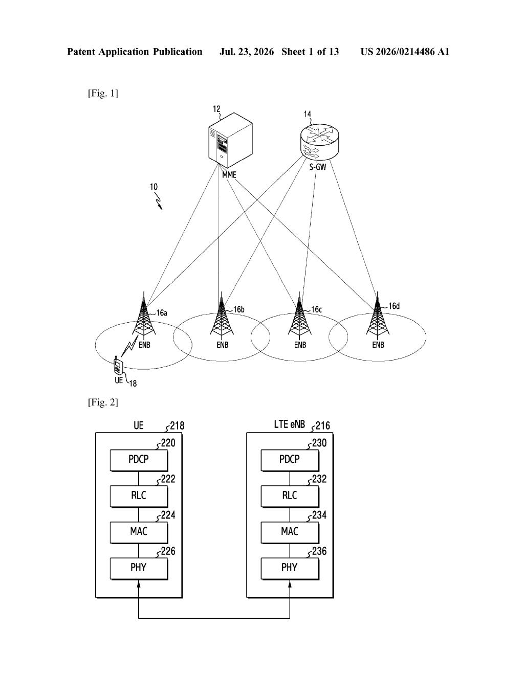 Samsung Patent: AI/ML Data Collection in 5G Dual Connectivity — figure from US 2026/0214486 A1