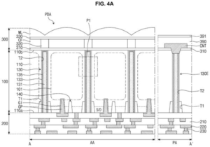 Patent drawing: Samsung Patents an Image Sensor That Uses Atom-Thin Materials to Separate Pixels