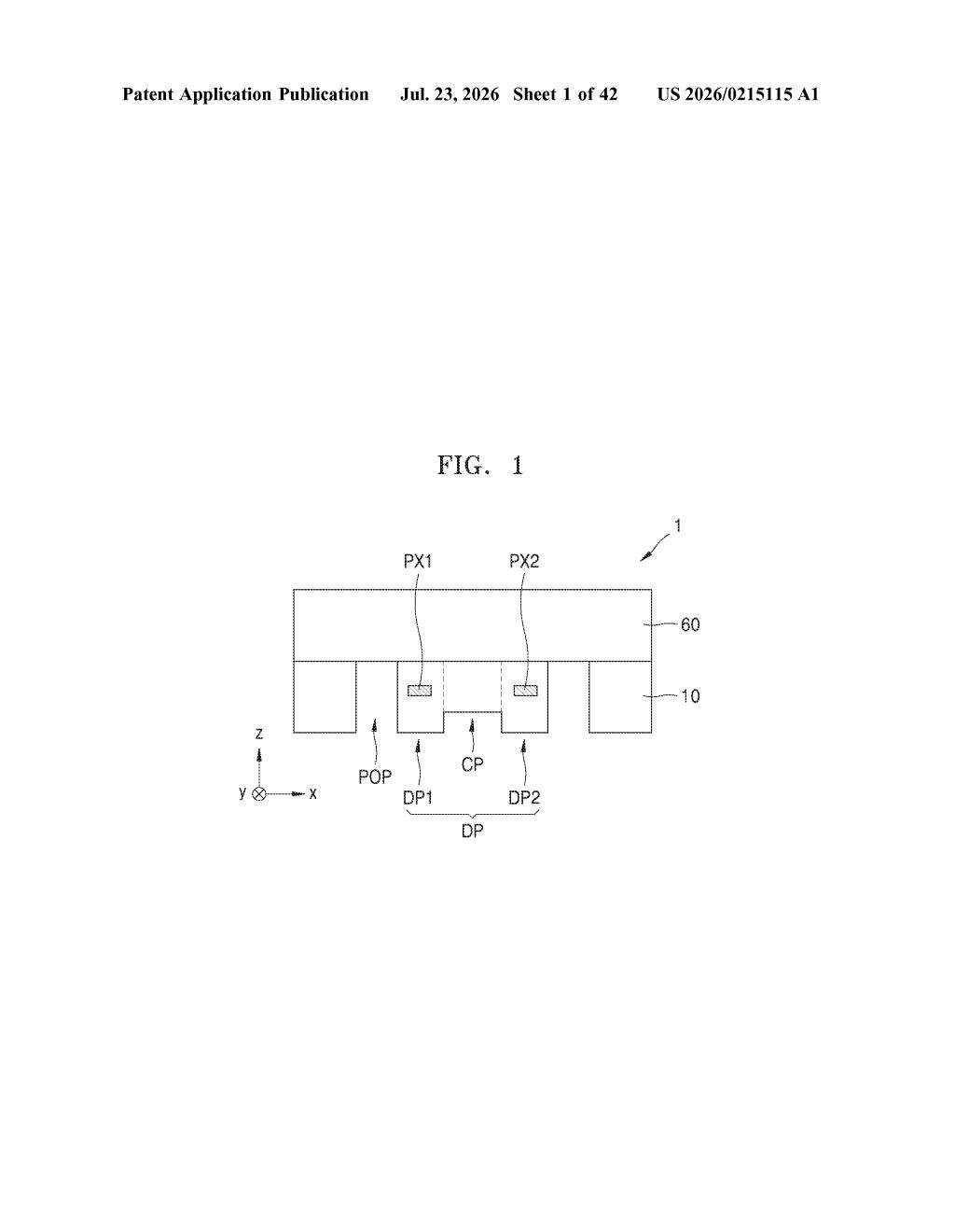 Samsung Patent: Stretchable Display Stress Patterns — figure from US 2026/0215115 A1