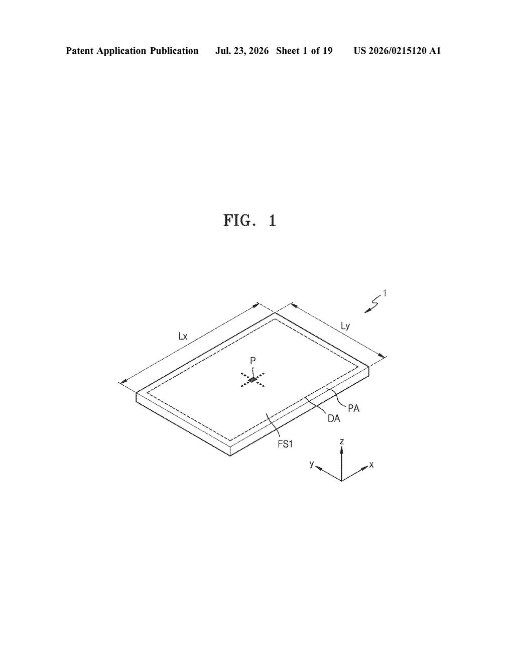 Samsung Display Panel Patent: Light-Blocking Layer Design — figure from US 2026/0215120 A1