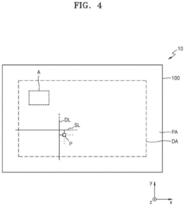 Patent drawing: Samsung Patent Targets Color Mixing in Display Panels Using Light-Blocking Lines