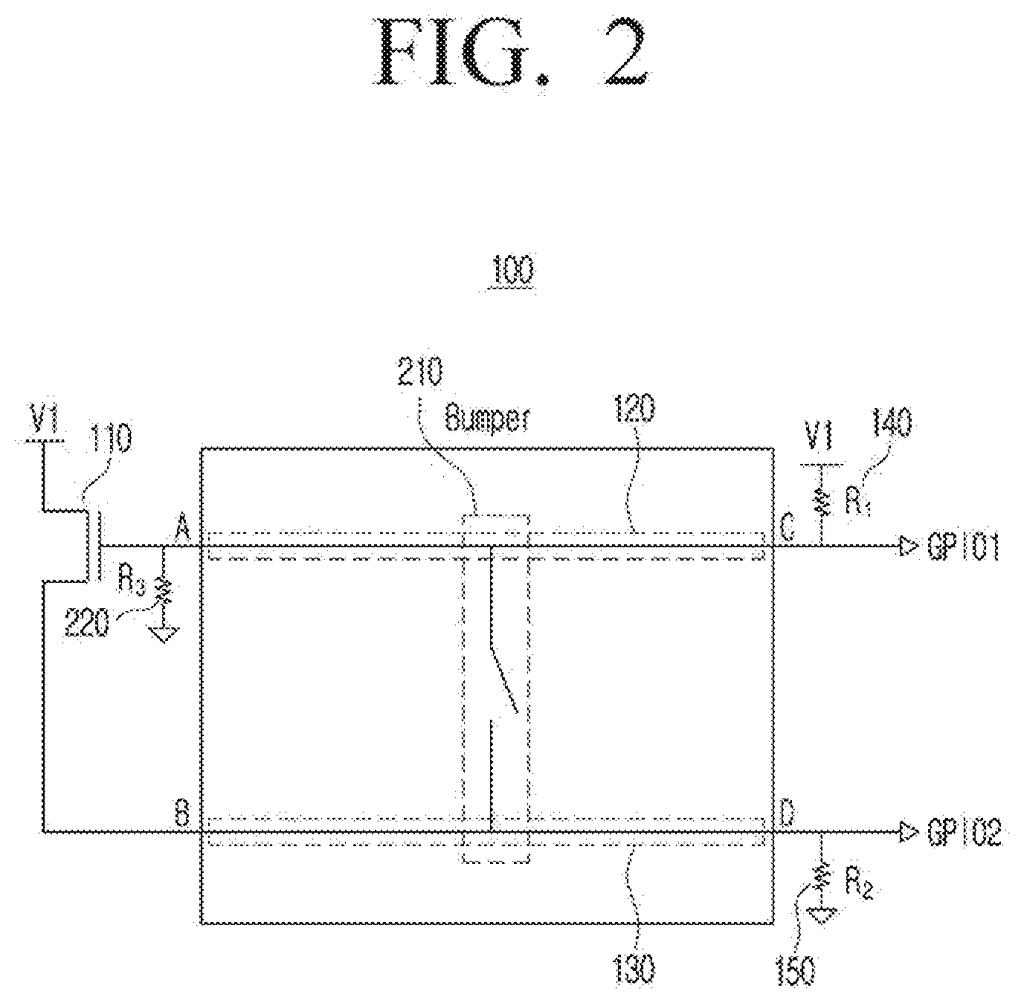 Samsung Patent: Pressure Sensor With Built-In Error Detection — figure from US 2026/0219123 A1