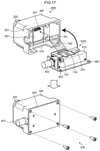 Patent drawing: Sony Patents a Two-Board Car Camera With a Built-In Metal Shield