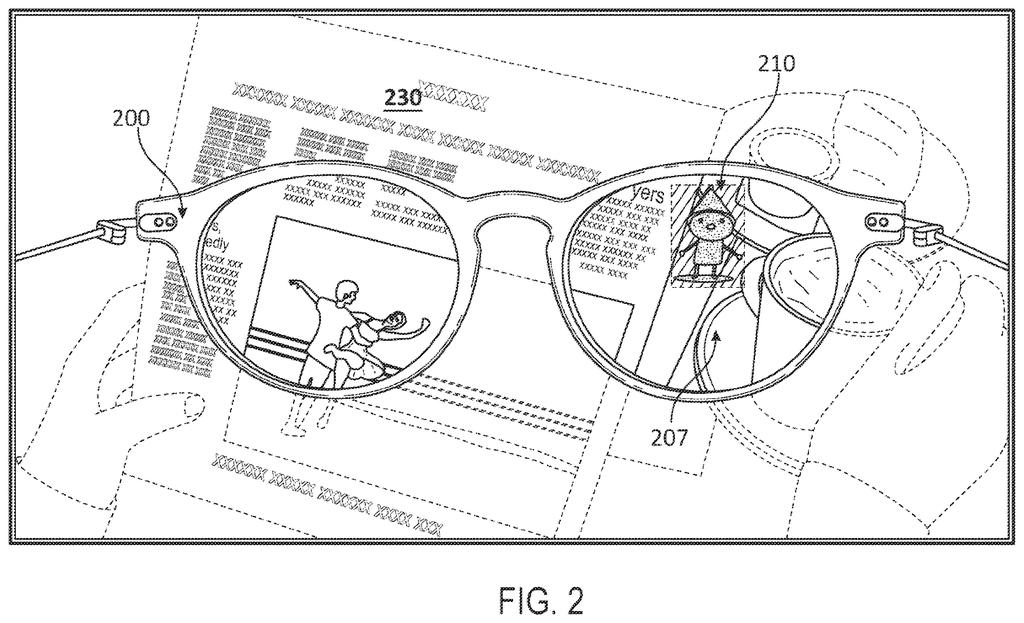 Meta Patent: Eye Gesture Controls for Smart Glasses UI — figure from US 2026/0219731 A1