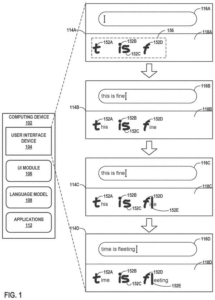Patent drawing: Google Patents a Handwriting System That Turns Your Shorthand Into Full Words
