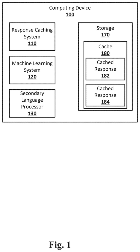 Salesforce Patent: AI Response Caching for Faster Data Queries — figure from US 2026/0220182 A1