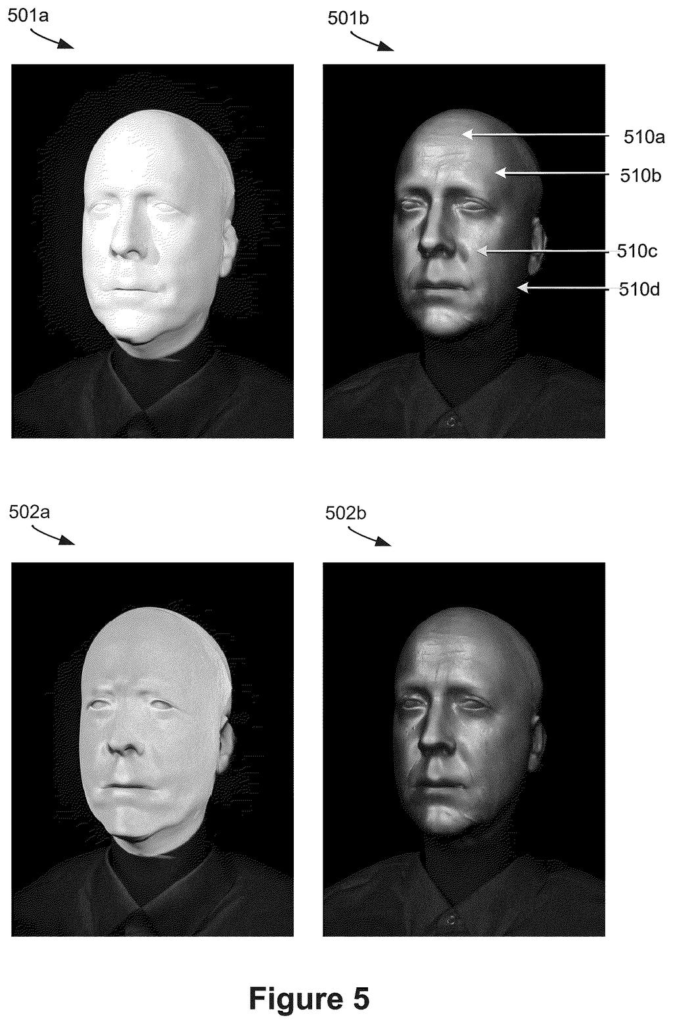 Disney Patent: Dynamic Projection Mapping with Blend Maps — figure from US 2026/0220871 A1