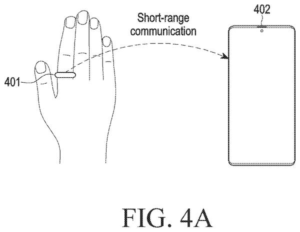 Patent drawing: Samsung Patents a Smart Ring That Asks Your Phone to Charge It