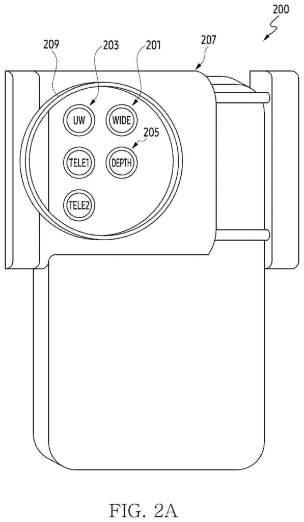 Samsung Patent: Camera Switching for Clip-On Lens Accessories — figure from US 2026/0222681 A1