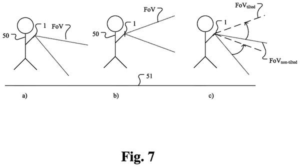 Patent drawing: Sony Patents a Camera That Tilts Itself to Keep You Located