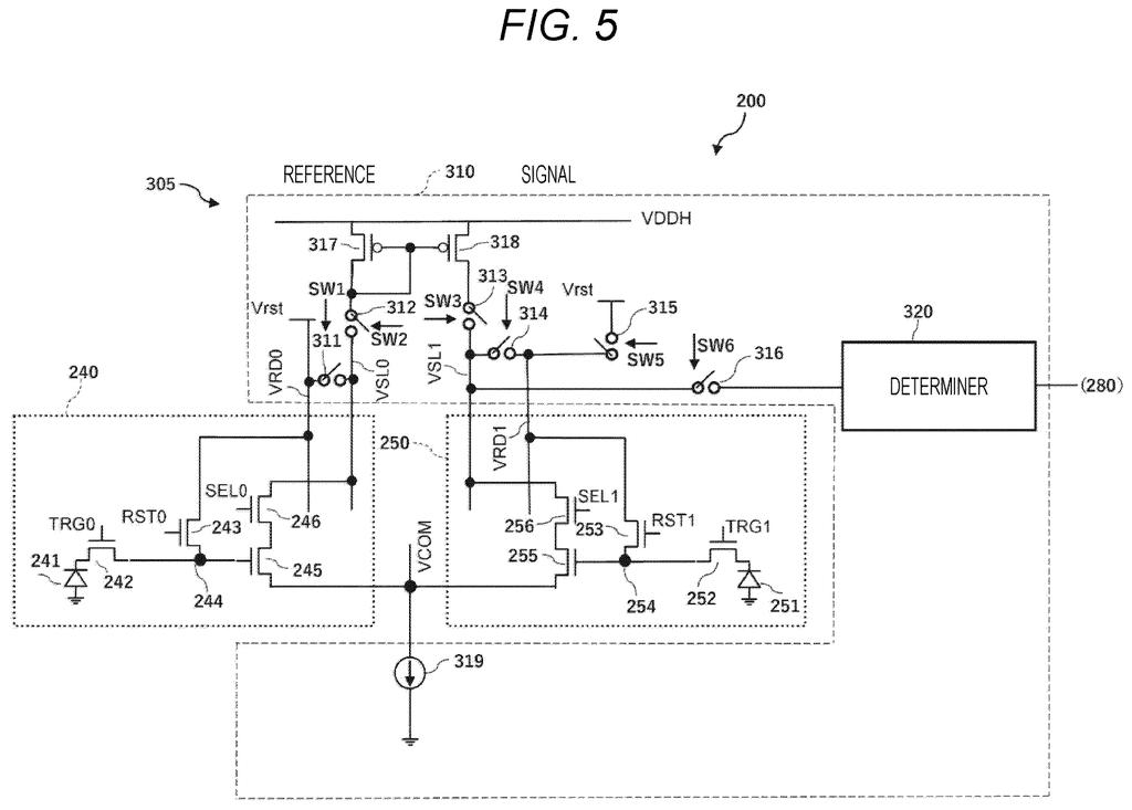 Sony Patent: Pixel-Level Edge Detection in Image Sensors — figure from US 2026/0222712 A1