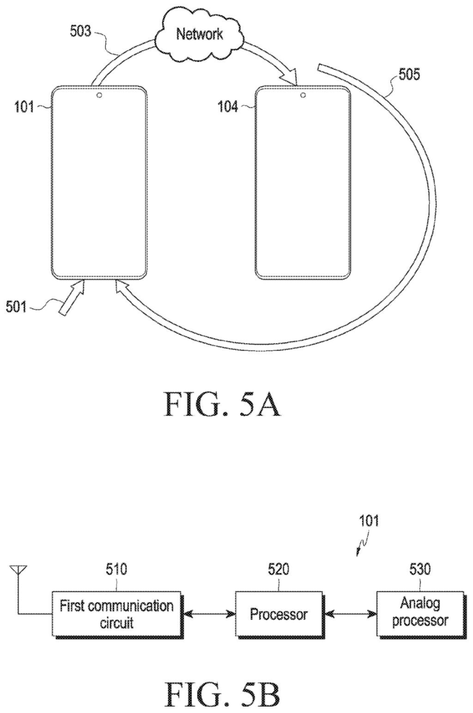 Samsung Patent: UWB-Based Anti-Howling for Phone Calls — figure from US 2026/0222728 A1