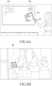 Patent drawing: Samsung Patents a Way to Push Content from a Nearby Screen Directly to Your Phone
