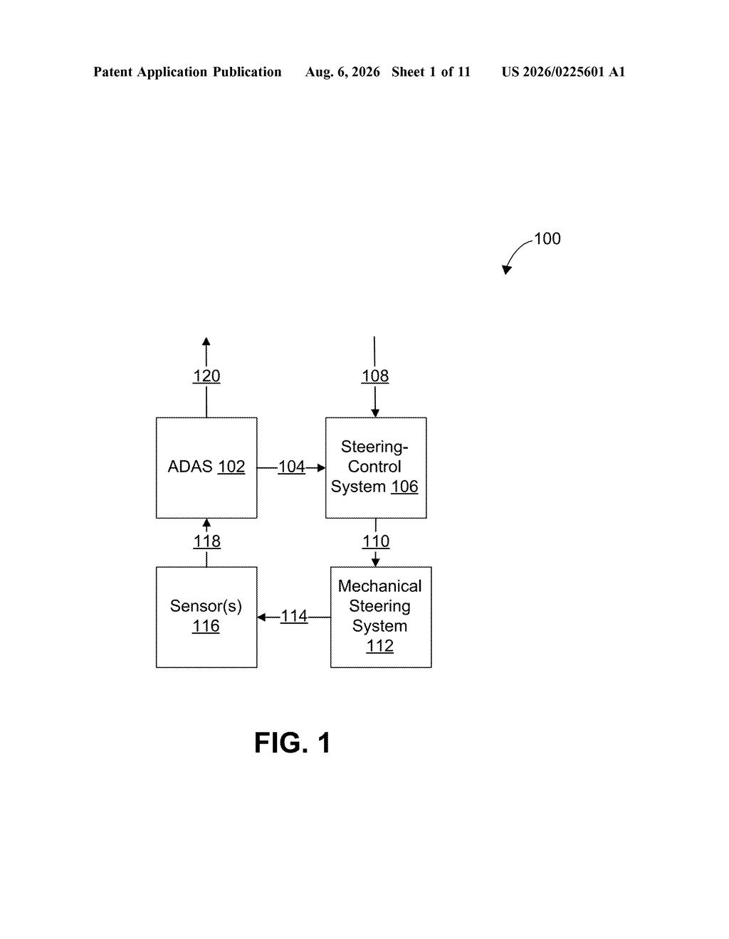 Qualcomm Patent: Detecting When Drivers Override Autopilot — figure from US 2026/0225601 A1