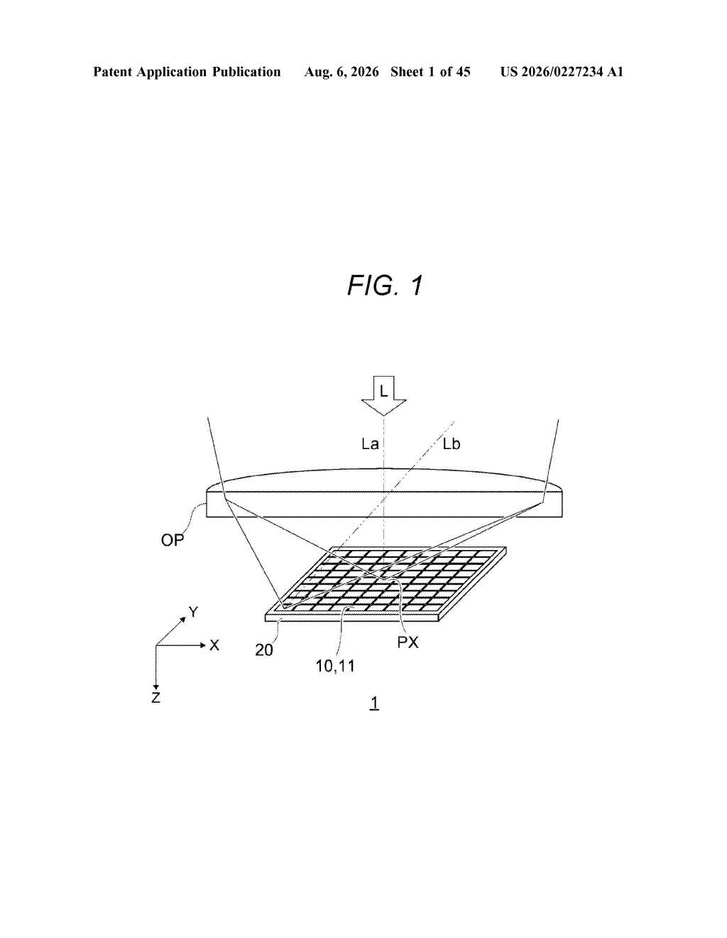 Sony Patent: Dual-Layer Polarized Light Detection System — figure from US 2026/0227234 A1
