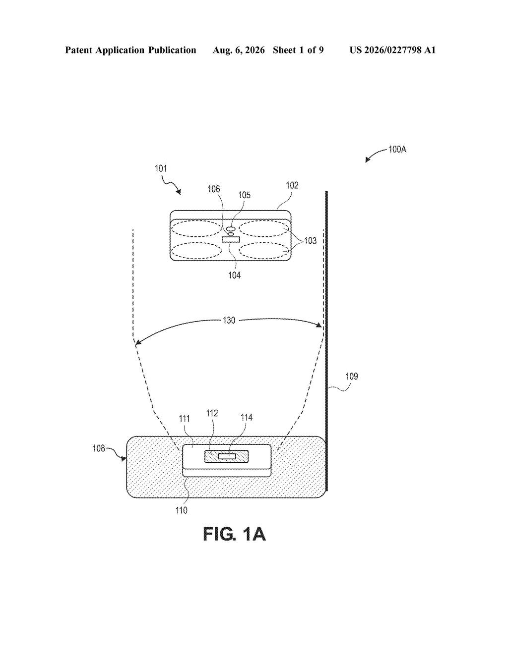 Amazon Patent: Drone Auto-Docking System Explained — figure from US 2026/0227798 A1
