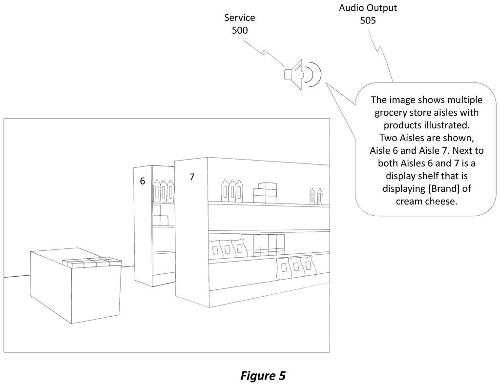 Microsoft Patent: AI Image Reader for Blind Users — figure from US 2026/0227951 A1