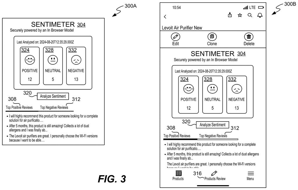 Salesforce Patent: AI Models Running Offline in UI Components — figure from US 2026/0228022 A1