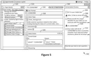 Patent drawing: Salesforce Patents a System That Builds AI Customer Service Agents From Old Support Transcripts