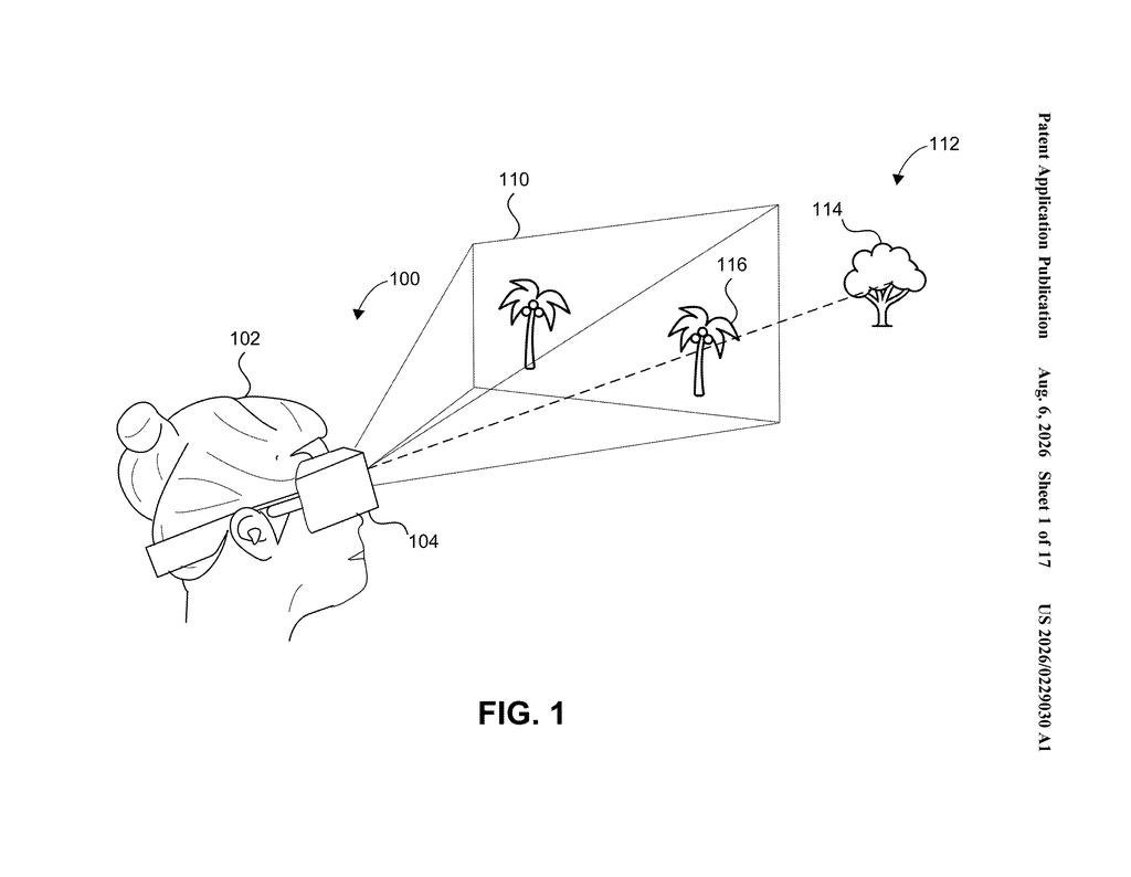 Qualcomm Patent: AR Glasses That Identify Nearby Objects — figure from US 2026/0229030 A1
