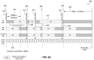 Patent drawing: Intel Patent Removes Need for Buffer Hardware in OLED Display Sync