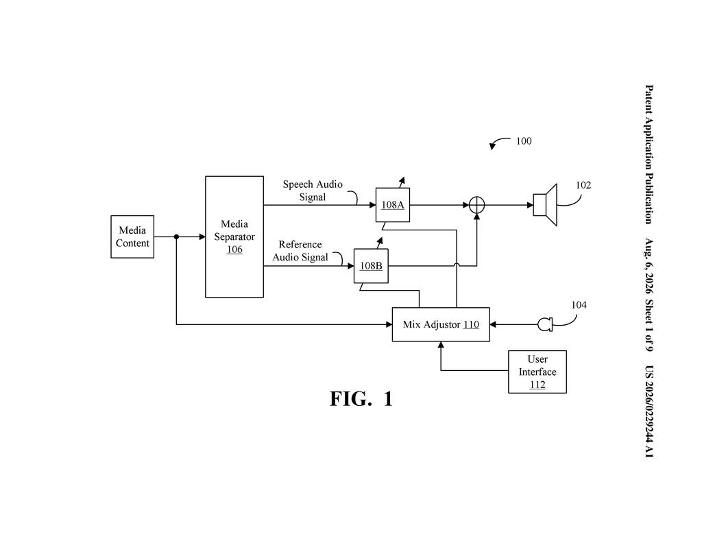 Apple Patent: Adaptive Audio That Boosts Speech in Noise — figure from US 2026/0229244 A1
