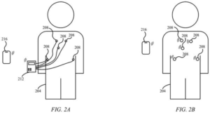 Patent drawing from the Apple's health sensors watchlist