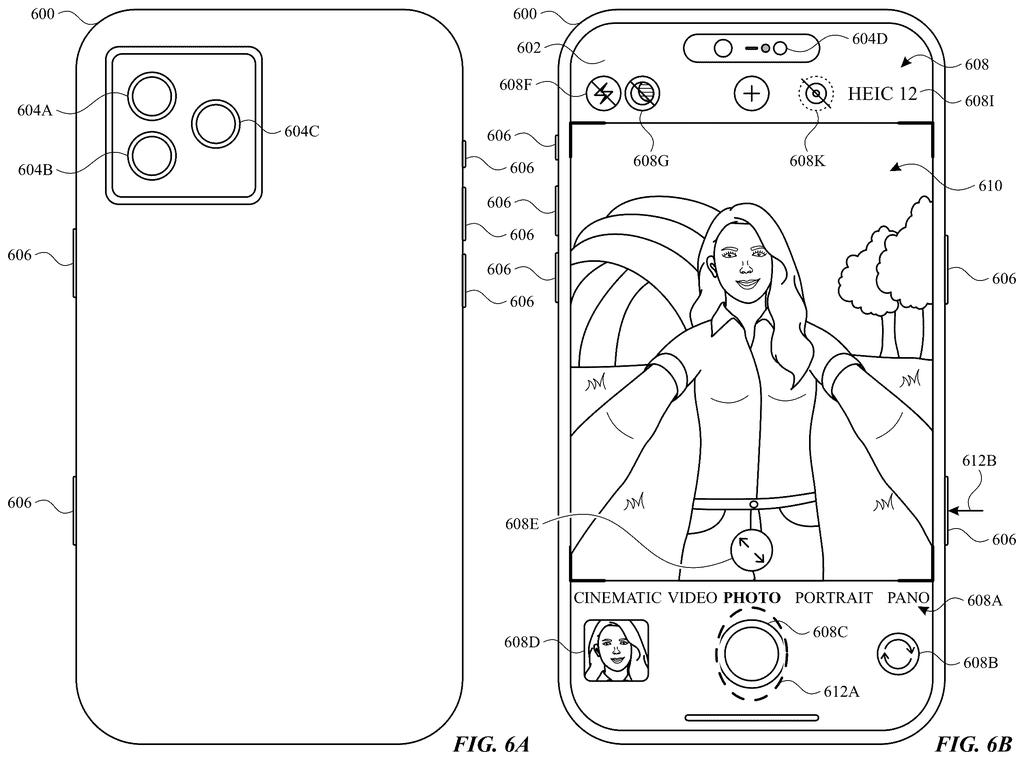 Apple Patent: Gesture Plus Voice Camera Reframing — figure from US 2026/0230700 A1