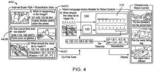 Patent drawing: Google Patent Aims to Let Plain English Commands Direct Real-World Robots