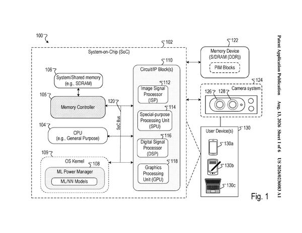 Patent drawing: Google Patents an AI System That Adjusts Chip Power Based on What You're Doing