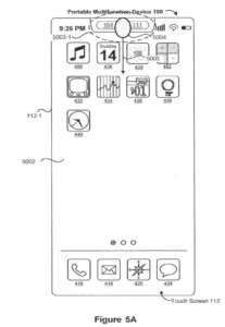 Patent drawing: Apple Patents Edge-Swipe Shortcuts That Pull Up AI or Notifications Based on Where You Start