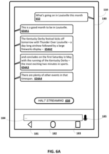Patent drawing: Google Patents a Way to Show AI Answers Before They're Fully Written
