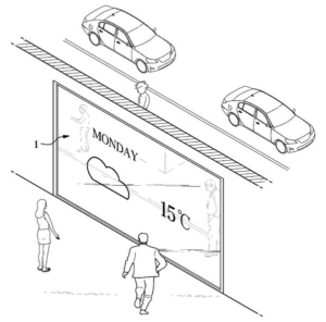Patent drawing: Samsung Patents a Fix That Makes Gaps Between Joined Screens Invisible