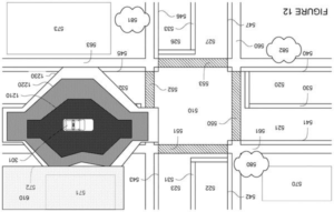 Patent drawing: Waymo Files Patent for Autonomous Cars That Navigate Around Sensor Blind Spots