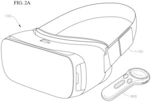Patent drawing: Samsung Patents a Thin VR Headset Optic That Sharpens Focus as Your Eye Moves