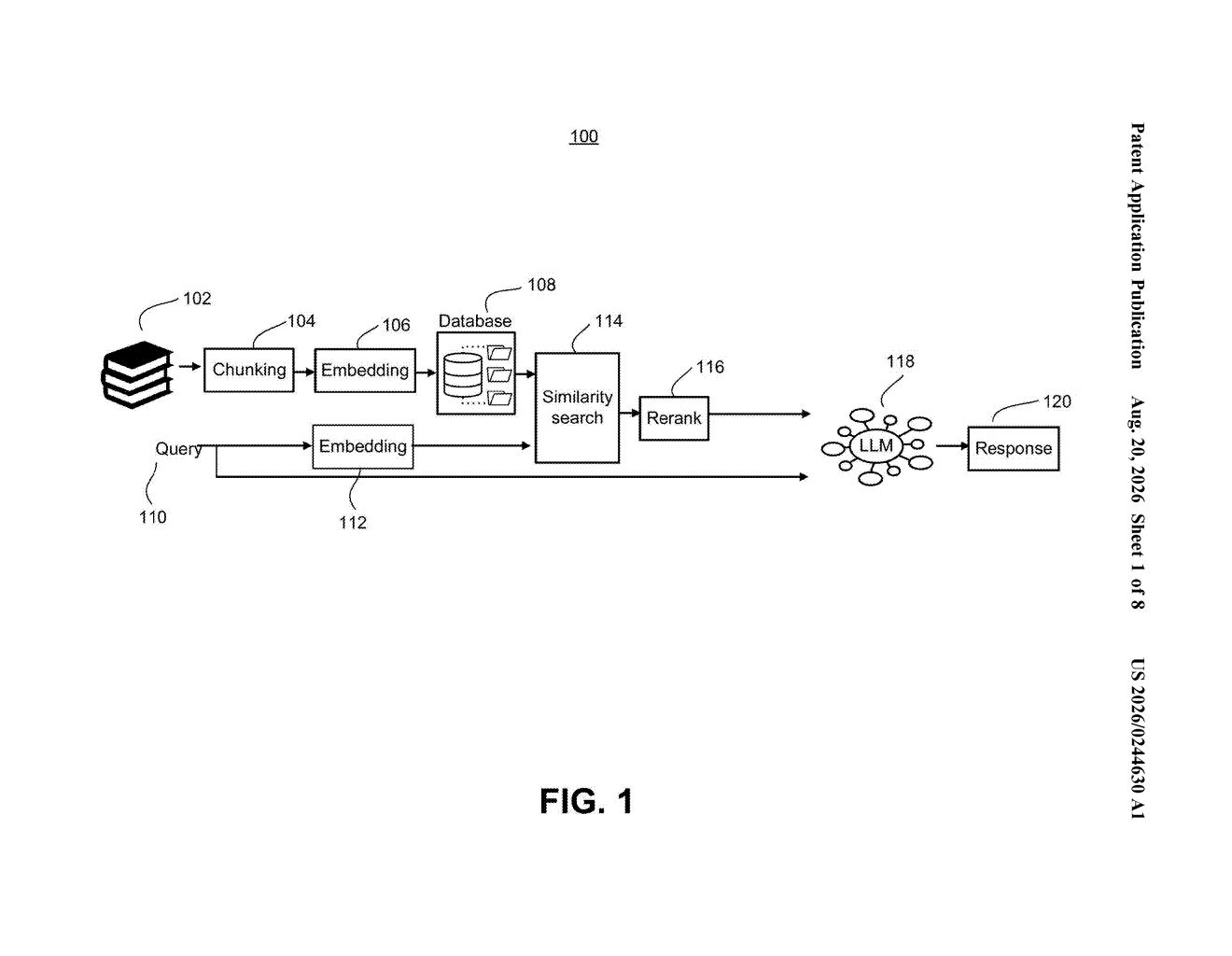 Internal layout of a memory die integrating similarity circuits directly beside memory banks. Drawing from patent filing US 2026/0244630 A1.