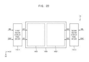 Patent drawing: Samsung Patents a Display That Adjusts Power Voltage Region by Region