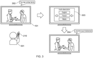 Patent drawing: Sony Patents a Two-Press System for Faster Accessibility Options on Your TV