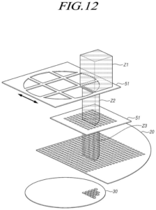 Patent drawing: Samsung Patents a Laser System for Placing Tiny LEDs on Curved Screens