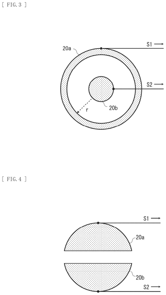 Concentric circular electrodes designed to capture precise electrical signals from the surface of a living body. Drawing from patent filing US 2026/0248433 A1.