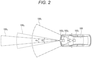 Patent drawing: Sony's Patent Lets a Remote Human Take Over When Self-Driving Sensors Fail