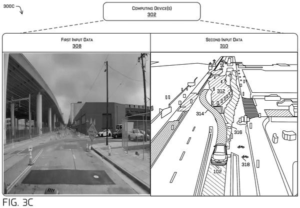 Patent drawing: Zoox Patents a System That Draws Its Own Road Maps While Driving