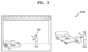 Patent drawing: Samsung Patent Wants Your VR Headset To Stop You Breaking Things