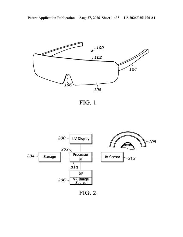 Patent drawing: Sony Patents Sunglasses That Project Floating Images Into Your Field of Vision
