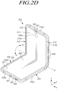 Patent drawing: Samsung Patents Tiny Glass Cuts That Stop Foldable Phone Screens From Cracking